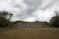 Small Temple at Ake - ake mayan ruins,ake mayan temple,mayan temple pictures,mayan ruins photos